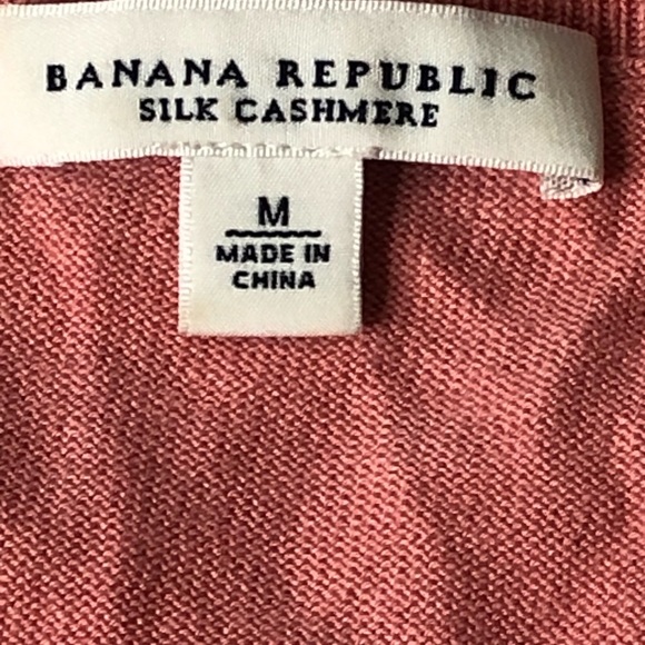 SILK & CASHMERE BLEND BANANA REPUBLIC PULLOVER SOFT SWEATER #54 - Picture 3 of 9